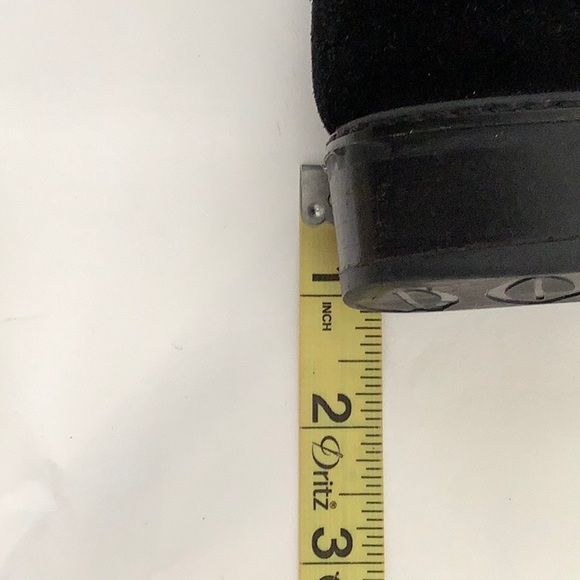 Stuart Weitzman black suede shearling boots. Size 7.5 - Picture 10 of 10